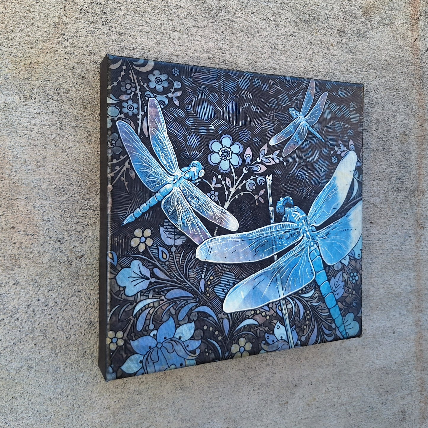 10" Hand Embellished Canvas