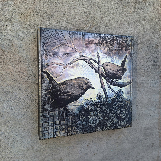10" Hand Embellished Canvas