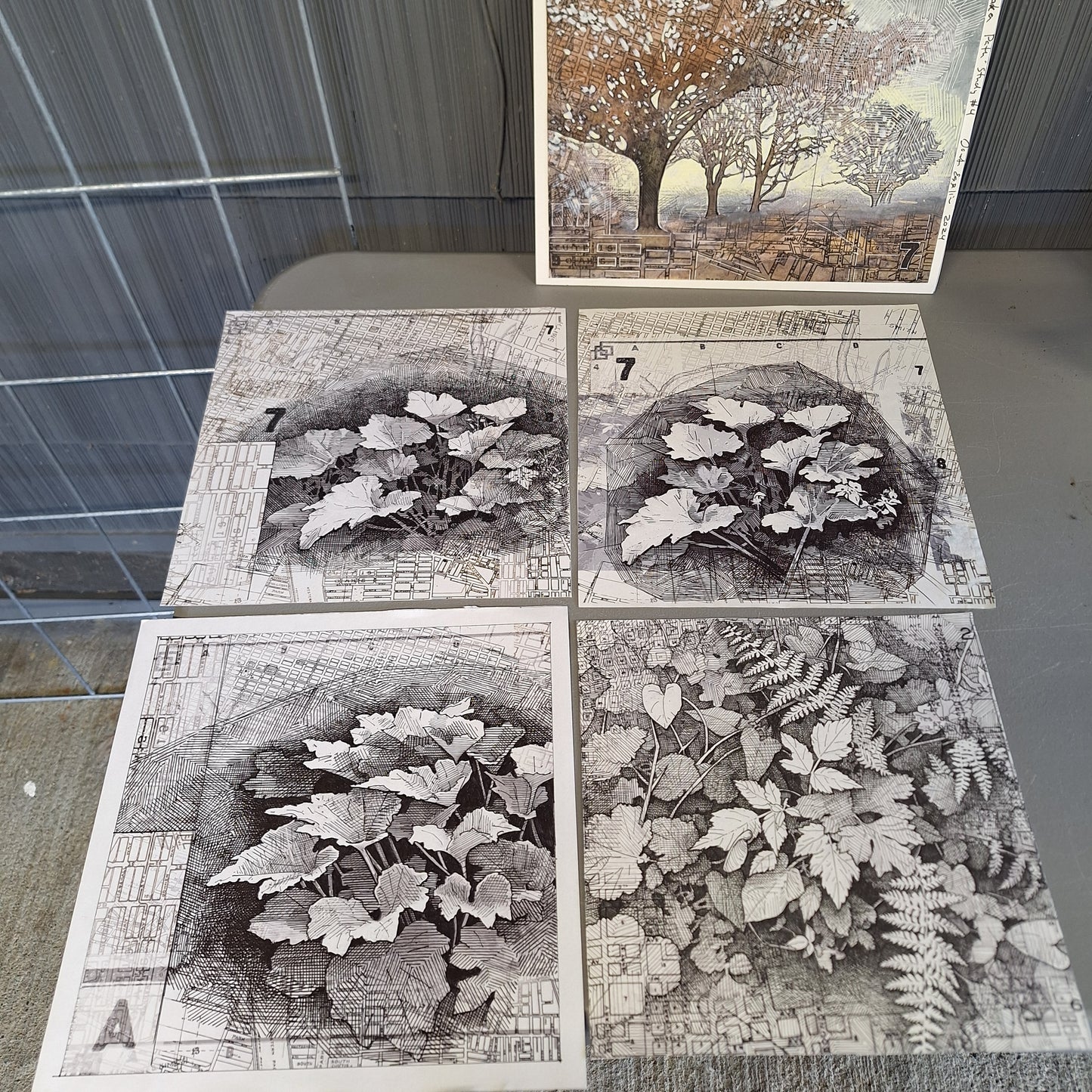 Unframed Drawing 8-11 inches