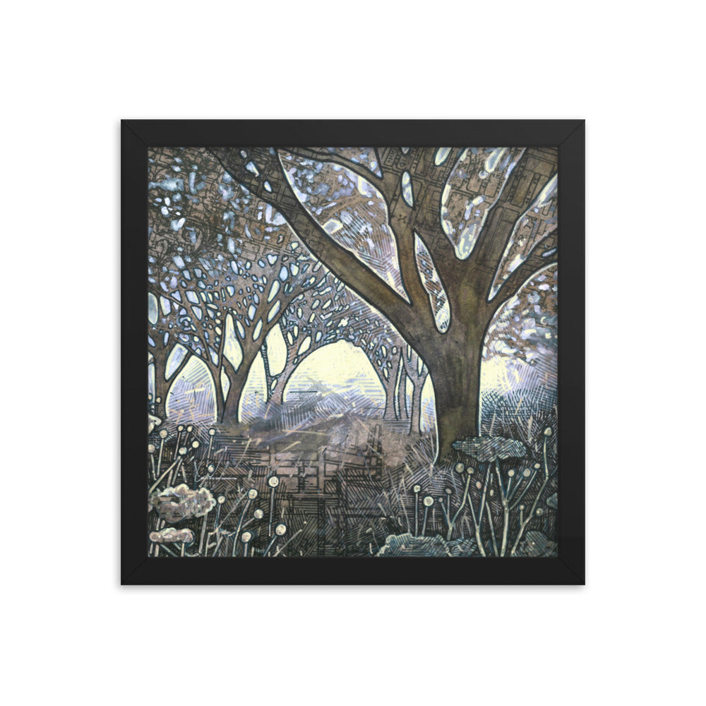 Oaken Path Study #6 Framed Print