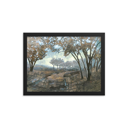 Oaken Path Study #2 Framed Print