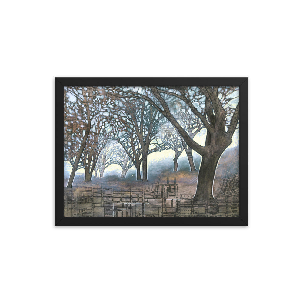 Oaken Path Study #4 Framed Print