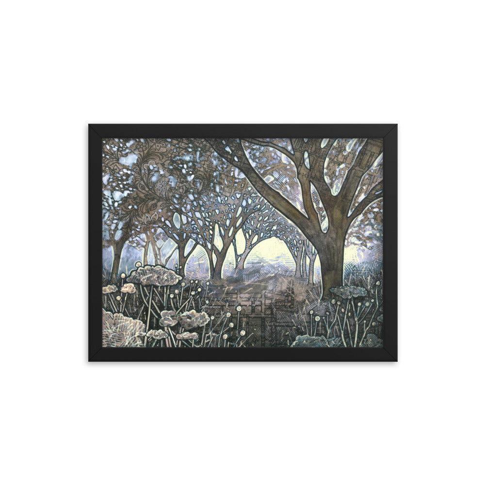 Oaken Path Study #6 Framed Print