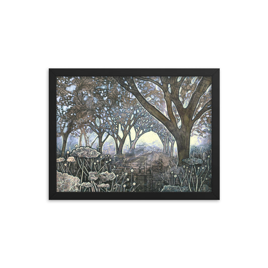 Oaken Path Study #6 Framed Print