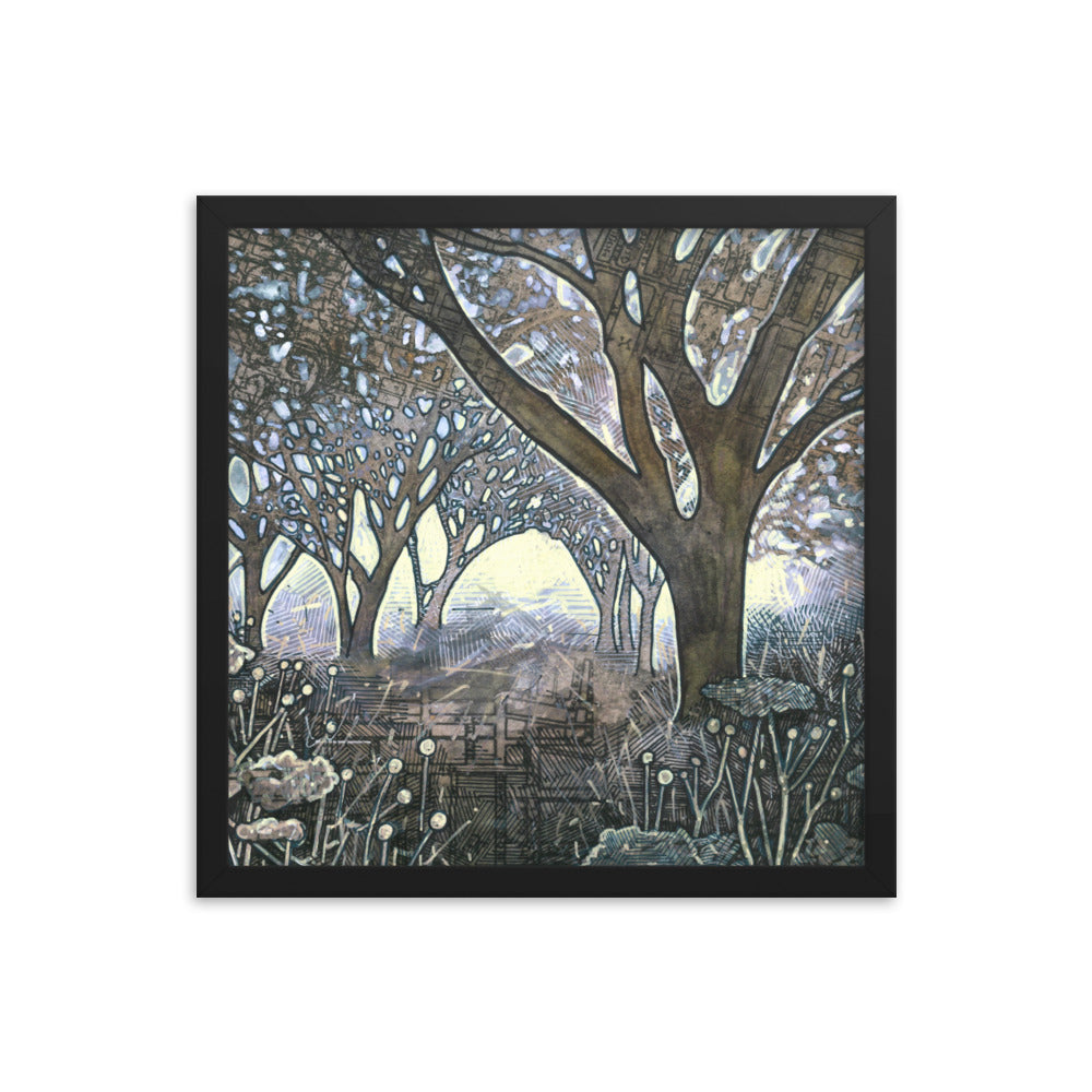 Oaken Path Study #6 Framed Print