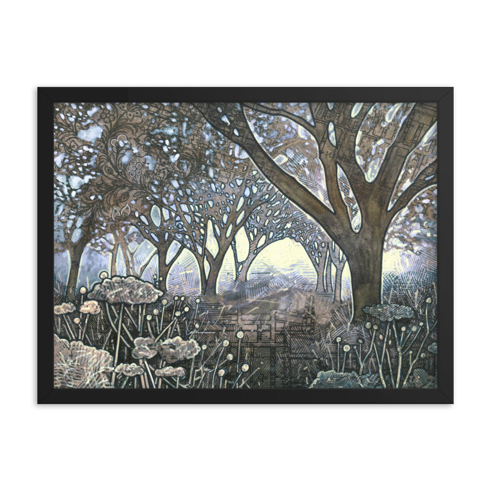 Oaken Path Study #6 Framed Print