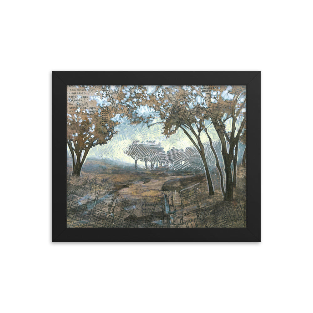 Oaken Path Study #2 Framed Print