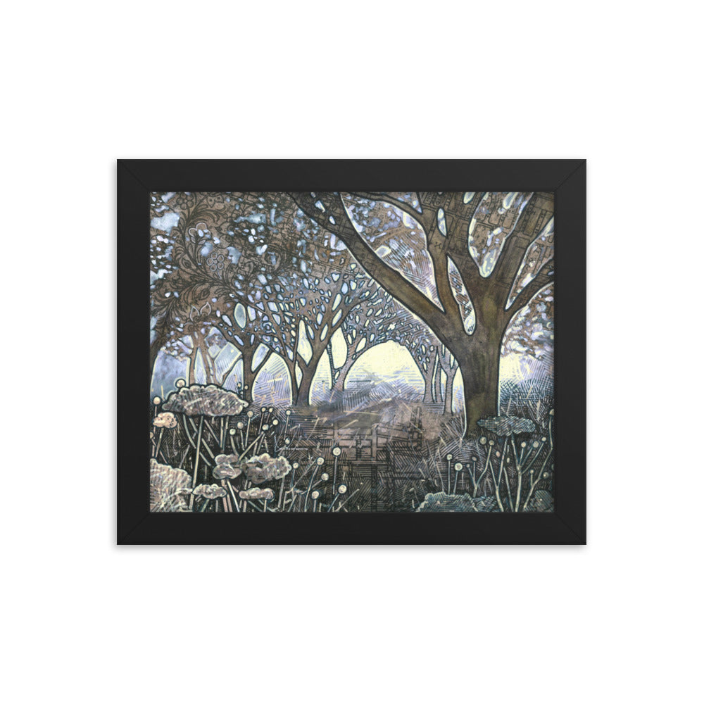 Oaken Path Study #6 Framed Print