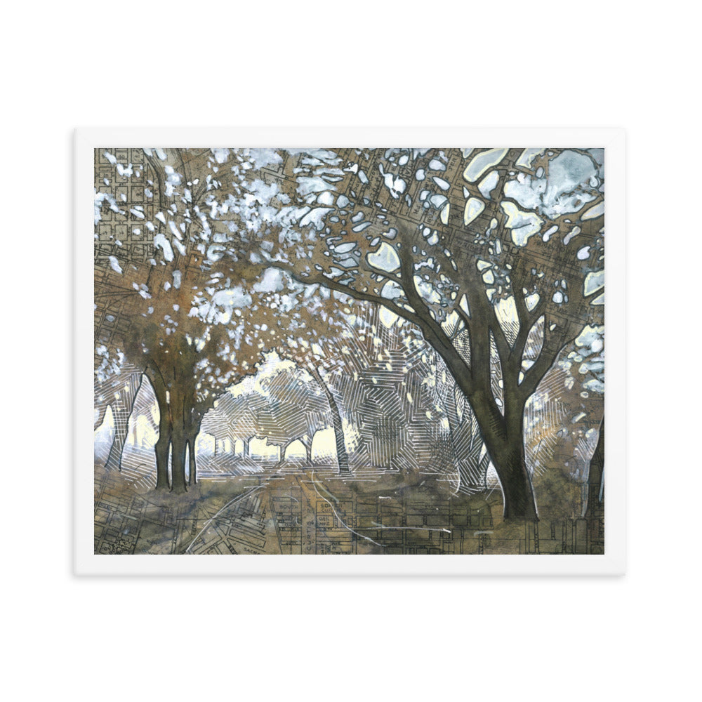 Oaken Path Study #3 Framed Print