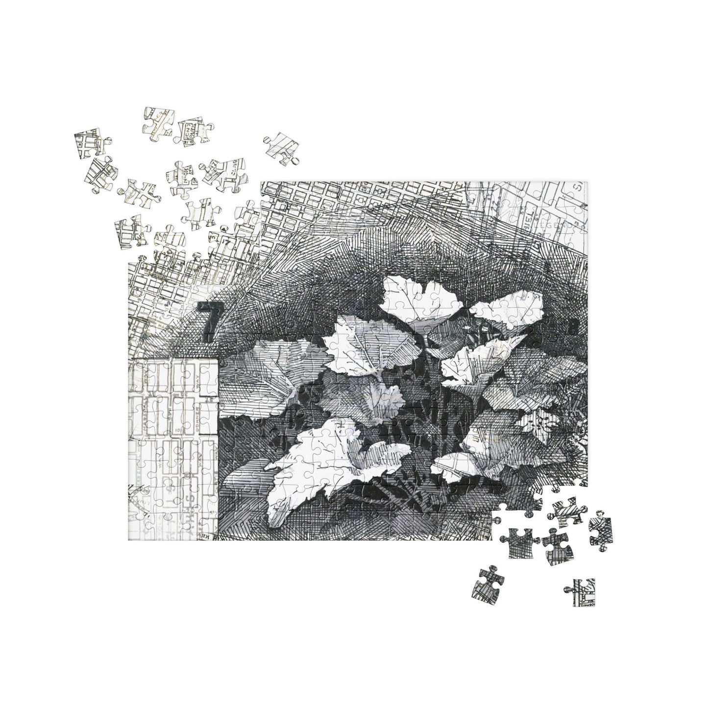 Zucchini Scribble Jigsaw puzzle